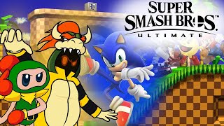 LETSA PLAY Super Smash Bros Ultimate Entrenando amiibo SONIC [upl. by Murdock]