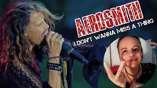 Reaction  Aerosmith — I Dont Wanna Miss A Thing [upl. by Onihc]