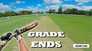 Grade Cricket Season ENDS On A Good Note  Gopro Cricket Helmet Cam [upl. by Bovill]