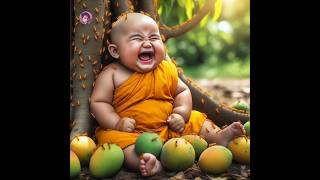 funny  little monk so cute 🥺🥺🥺🥺🥺🥺🥺🥺🥺shortsfeed littlemonk status cutevideo ytshorts [upl. by Denny]