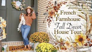 NEW 2024 Cozy French Farmhouse FALL DECOR House Tour kateschwanke [upl. by Nahc]