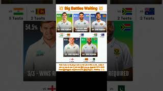 WTC 2025 Final on interesting battle shorts wtc2025 ind aus sl nz sa eng pak wtcfinal fun [upl. by Adrien]