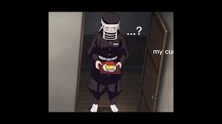 Demon slayer funny moments😂 edit kny demon slayer season 3 tanjiro fan animation [upl. by Mab]