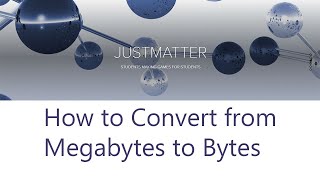 How to Convert from Megabytes to Bytes [upl. by Yvi480]