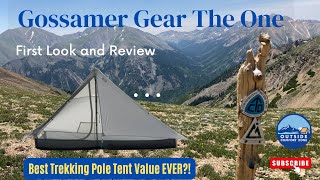 Gossamer Gear The One Tent Review  Is it the Best Solo Trekking Pole Tent Value [upl. by Kori]