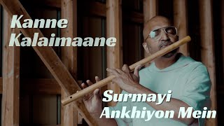 Kanne Kalaimaane  Surmayi Ankhiyon Mein  Flute Instrumental  Flute Siva  Ilaiyaraaja  Yesudas [upl. by Gable]