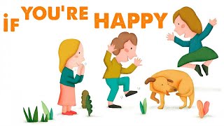 STEVE WARING  IF YOURE HAPPY  comptine en anglais pour enfant [upl. by Drawyeh]