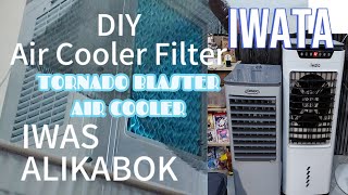 Air Cooler Filter DIY Iwas Alikabok IWATA TORNADOBLASTER COLENT [upl. by Gaulin294]