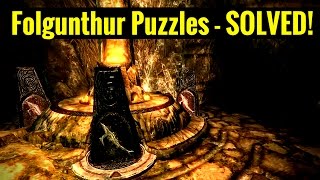 Folgunthur Puzzles SOLVED  Forbidden Legend Quest  Skyrim Remastered [upl. by Noell]