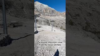 Tofana 3244m to Cristallo 3221m is the Panoramic mountain view from Ra Valles at 2470m above Cortina [upl. by Fishback]