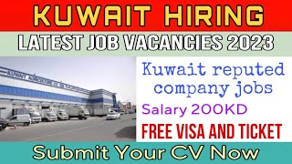 Kuwait Jobs  Kuwait Reputed company jobs  kuwait viral job trending diy challenge [upl. by Greyso]