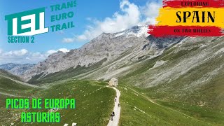 Picos de Europa on a Motorcycle Tour  Asturias  TET section 2 [upl. by Hallsy]