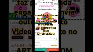 Armarinho na shopee com propaganda enganosavc compra barbante CADORI e enviam Cia Têxtil [upl. by Akcirre]