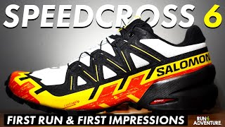 SALOMON SPEEDCROSS 6 Initial Review  Has the Speedcross improved  Run4Adventure [upl. by Feodore]