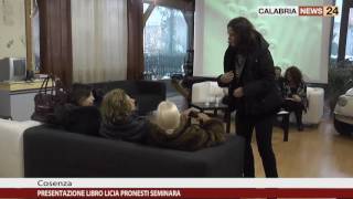 PRESENTAZIONE LIBRO LICIA PRONESTI SEMINARA [upl. by Langill]