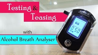 ALC Smart Digital LCD Breath Analyzer Alcohol Tester  AT6000 Review  Check Alcohol Levels [upl. by Mamie]