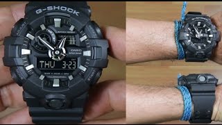 CASIO GSHOCK GA7001B FULL BLACK  UNBOXING [upl. by Delwyn]