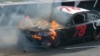 NASCAR Martinsville extended race highlights [upl. by Haramat304]