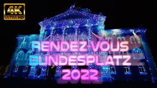 Rendezvous Bundesplatz  Bundeshaus Lichtshow 2022  Point Nemo UHD 4K [upl. by Illehs971]