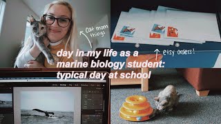 day in my life as a marine biology student typical day at school [upl. by Harlan]