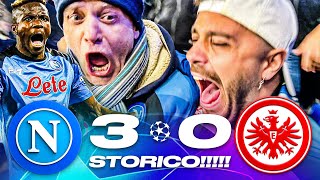 ✨ STORICO NAPOLI 30 EINTRACHT  LIVE REACTION NAPOLETANI AL MARADONA HD [upl. by Illek]