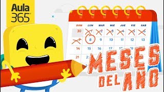 ⌛Unidades de Tiempo Meses 🗓️  Videos Educativos Aula365 [upl. by Eelarat782]