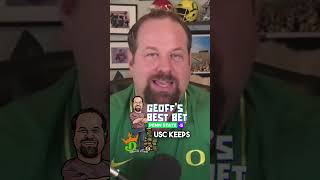 Geoff Schwartz is taking Penn State 5 vs USC 🏈 BearBets CFBonFOX [upl. by Esinehc]