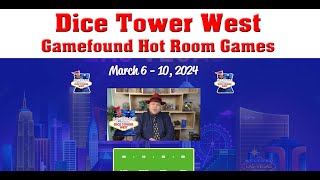 Dice Tower West  Hot Room Games for Gamefound 2024  The Game Warrior  March 6th 2024 [upl. by Pilihp]