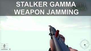 STALKER GAMMA 091  All Weapon Jam  Unjam Showcase 042024 [upl. by Auhs869]