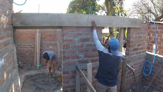 Colocando maderas para los cargadores de puertas y ventanas proyecto CASA DE LORENA  parte 63 [upl. by Aicemaj626]