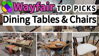 MODERN Wayfair Dining Room Makeover Guide Tables amp Chairs [upl. by Barnabe]