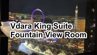 Vdara King Suite Fountain View Room [upl. by Krebs]