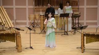 Xiao Vertical Endblown Flute Solo Green Sleeves by Yuqian Zhang [upl. by Akiraa]