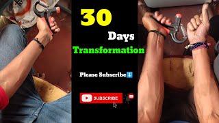 30 Days Hand Gripper Challenge  Forearm Workout Hand Gripper  30 Days Forearm Transformation [upl. by Allehc]