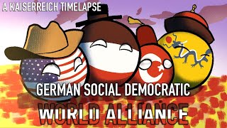 Hoi4 Kaiserreich Timelapse  German Social Democratic World Alliance [upl. by Fotzsyzrk950]