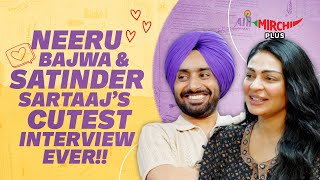 Satinder Sartaj amp Neeru Bajwa on Love Music amp Live Performance  Shayar [upl. by Ttimme]