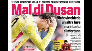 I DOLORI DI VLAHOVIC LA REAZIONE DEI TIFOSI JUVE KOOP ATTACCANTE RASSEGNA NEWS [upl. by Nirehs496]