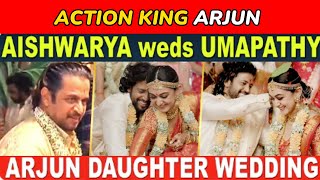 Arjun Sarja Daughter Aishwarya Arjun amp Thambi Ramaiah Son Umapathy Marriage Video  Wedding Video [upl. by York]