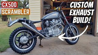 CX500 Custom Exhaust Build EP5 [upl. by Ahsimik383]