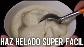 HELADO CASERO DE PLATANO 🍌🍧 quedo super rico [upl. by Allevon923]