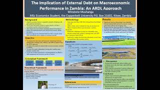 The Implications of external debt on macroeconomic performance in Zambia An ARDL approach [upl. by Sky]