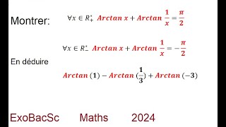 ArctanxArctan1x  pi2 [upl. by Carboni]