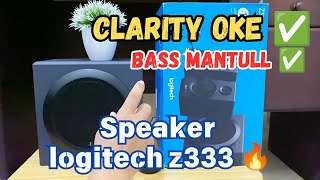 Tes Speaker Logitech Z333 StereoTrebleBass Movie [upl. by Sivrad]