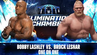 Rematches  Bobby Lashley vs Brock Lesnar Elimination Chamber 2023 [upl. by Eirrej]