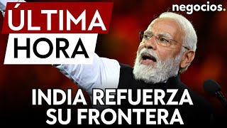 ÚLTIMA HORA India refuerza las defensas fronterizas con Pakistán por temor a un ataque estilo Hamás [upl. by Nylcsoj]