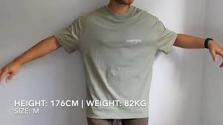 Essentials Fear Of God Sea Foam TShirt  Up Close and Sizing Fitting Guide [upl. by Venator]