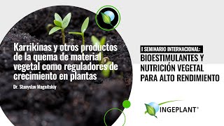 Karrikinas y productos de quema vegetal reguladores de crecimiento [upl. by Rahsab]