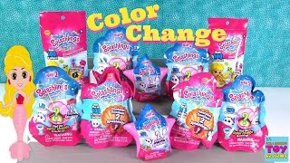 Splashlings Color Change Wave 1 2 Pack Blind Bags Collector Cards Opening  PSToyReviews [upl. by Waly]