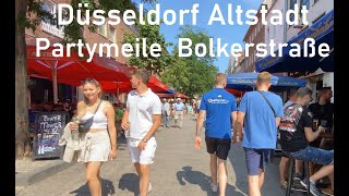 Düsseldorf  AltstadtPartymeile Bolkerstraße 4K [upl. by Otineb]