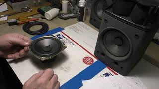 Lineaum LXI Pro Speaker Woofer Butyl Surround Repair [upl. by Kirred]